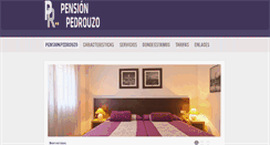 Desktop Screenshot of pensionpedrouzo.com