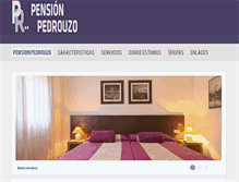 Tablet Screenshot of pensionpedrouzo.com